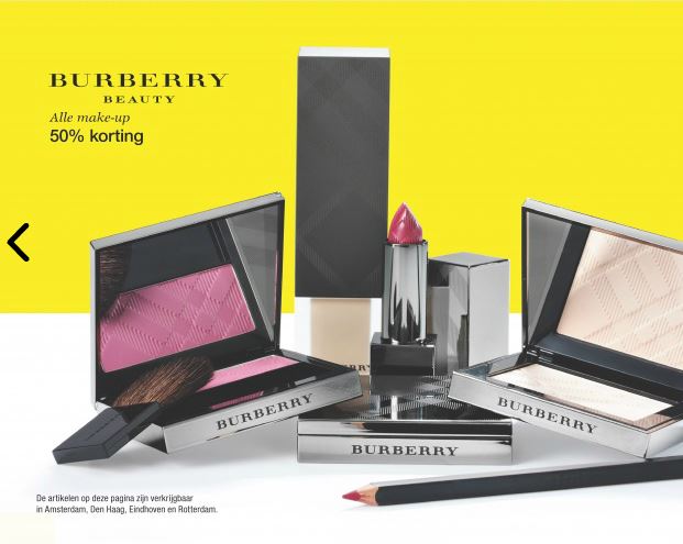 Bijenkorf Burberry makeup sale | Sample 